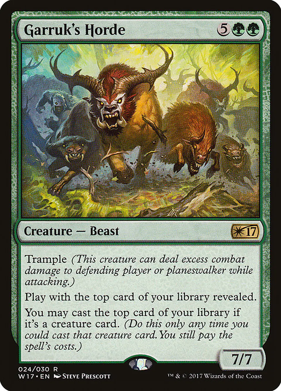 Garruk's Horde | Español | NM | W17 1
