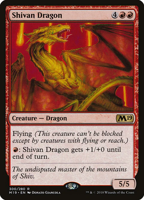 Shivan Dragon | Inglés | HP | M19