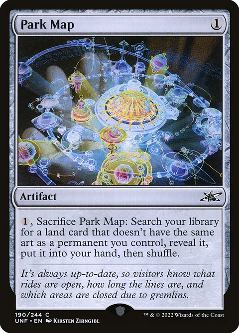 Park Map (foil) | Inglés | NM | UNF