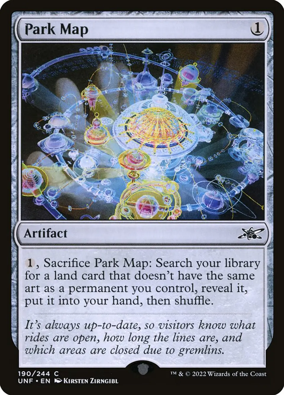 Park Map (foil) | Inglés | NM | UNF 1