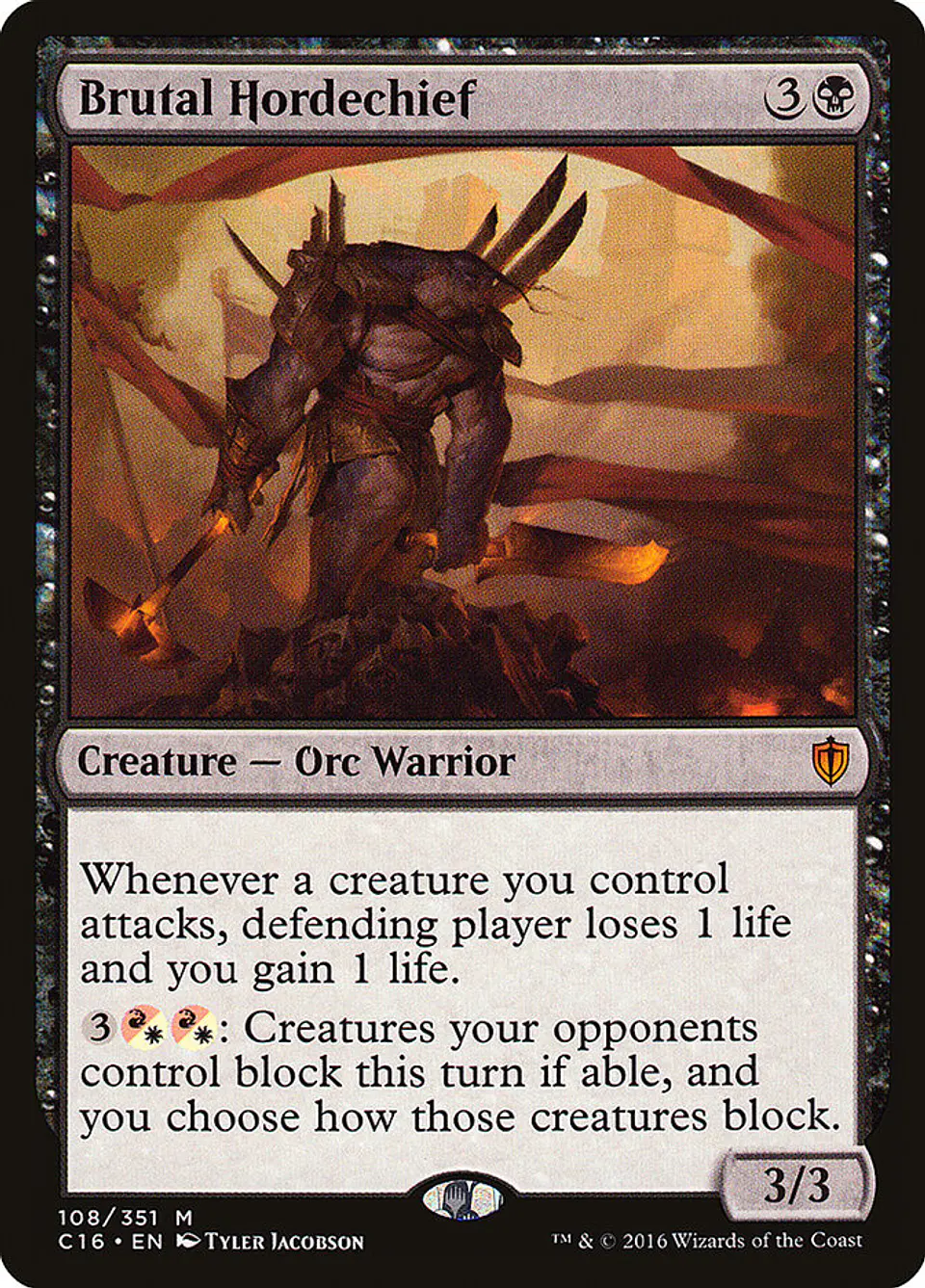 Brutal Hordechief | Inglés | NM | C16 1