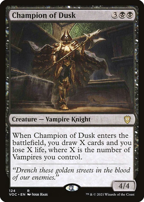 Champion of Dusk | Inglés | NM | VOC