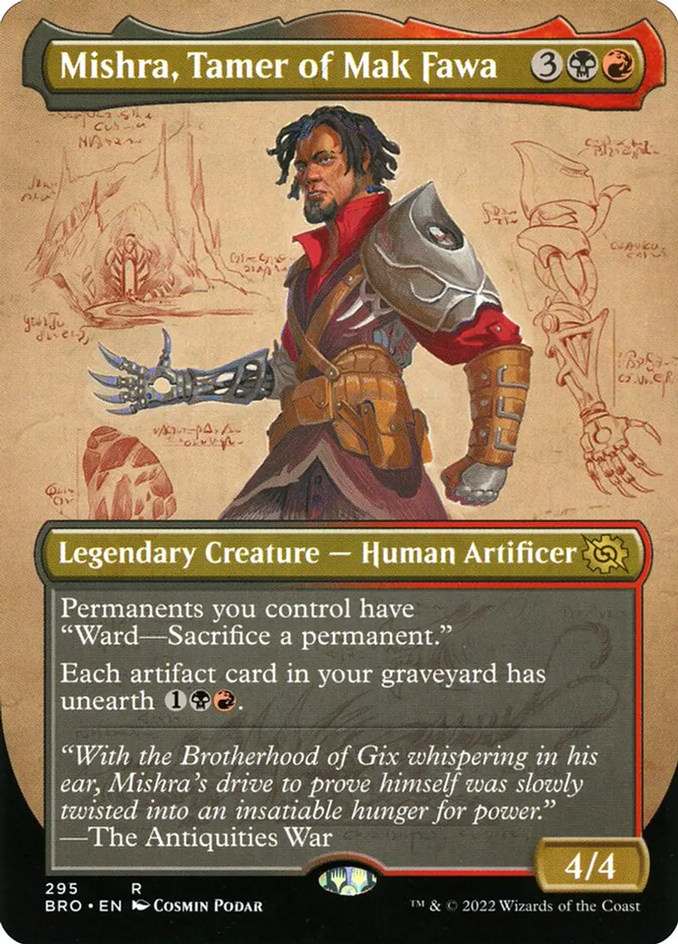 Mishra, Tamer of Mak Fawa (Borderless) | Español | NM | BRO 1