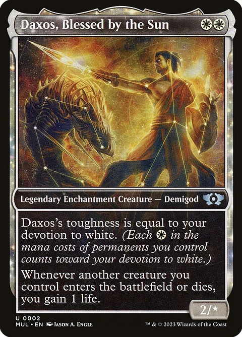 Daxos, Blessed by the Sun (Showcase) | Español | NM | MUL