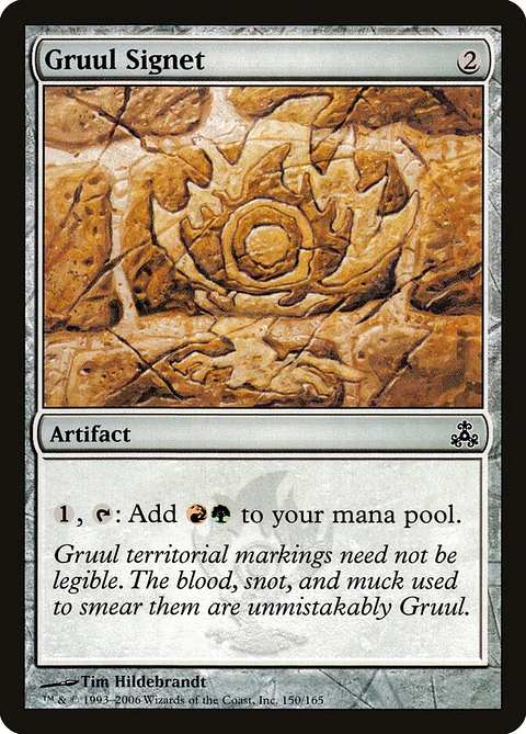 Gruul Signet | Inglés | VG | GPT