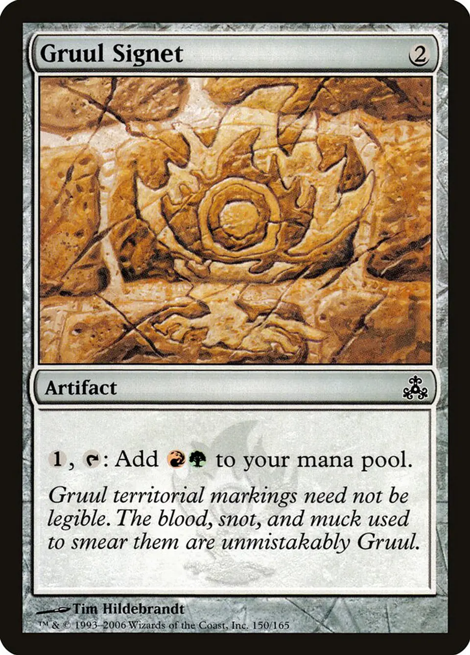 Gruul Signet | Inglés | VG | GPT 1