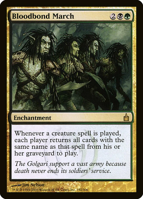 Bloodbond March | Inglés | VG | RAV