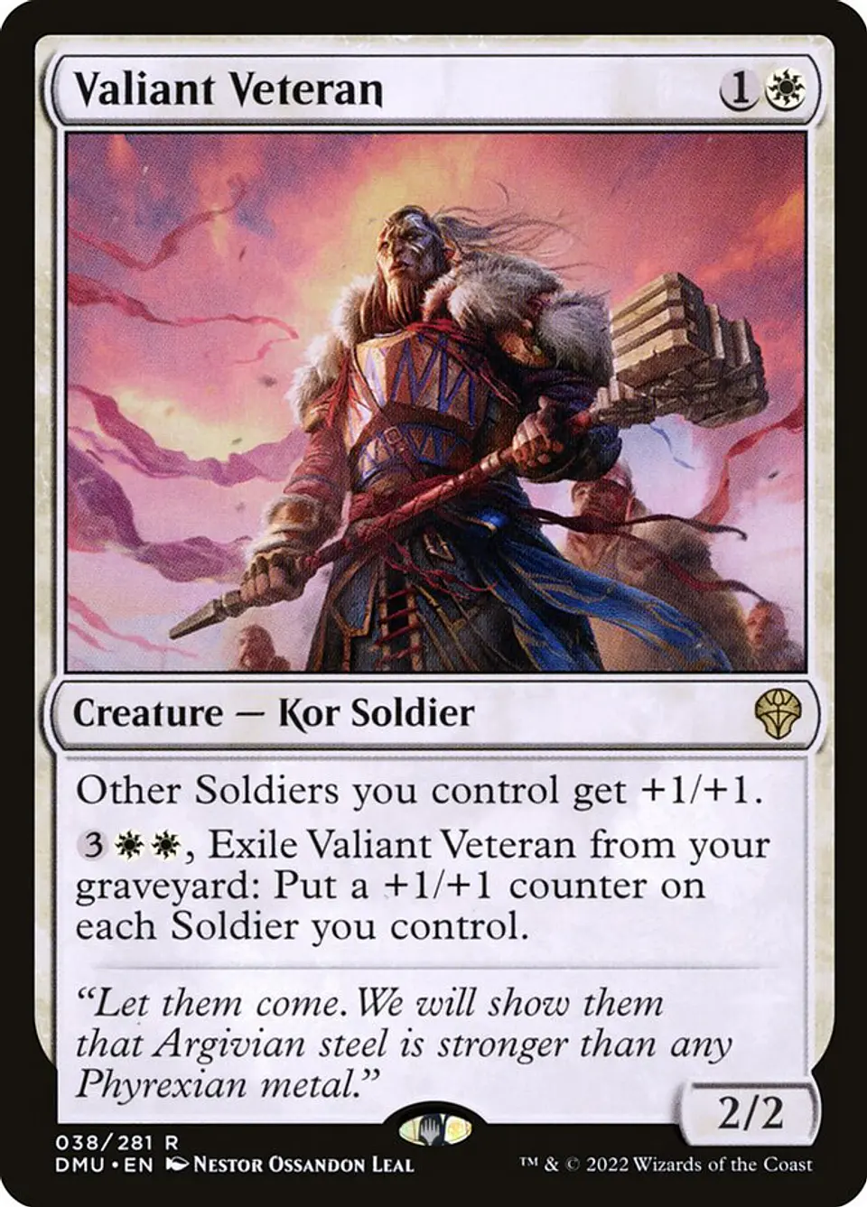 Valiant Veteran | Inglés | NM | DMU 1