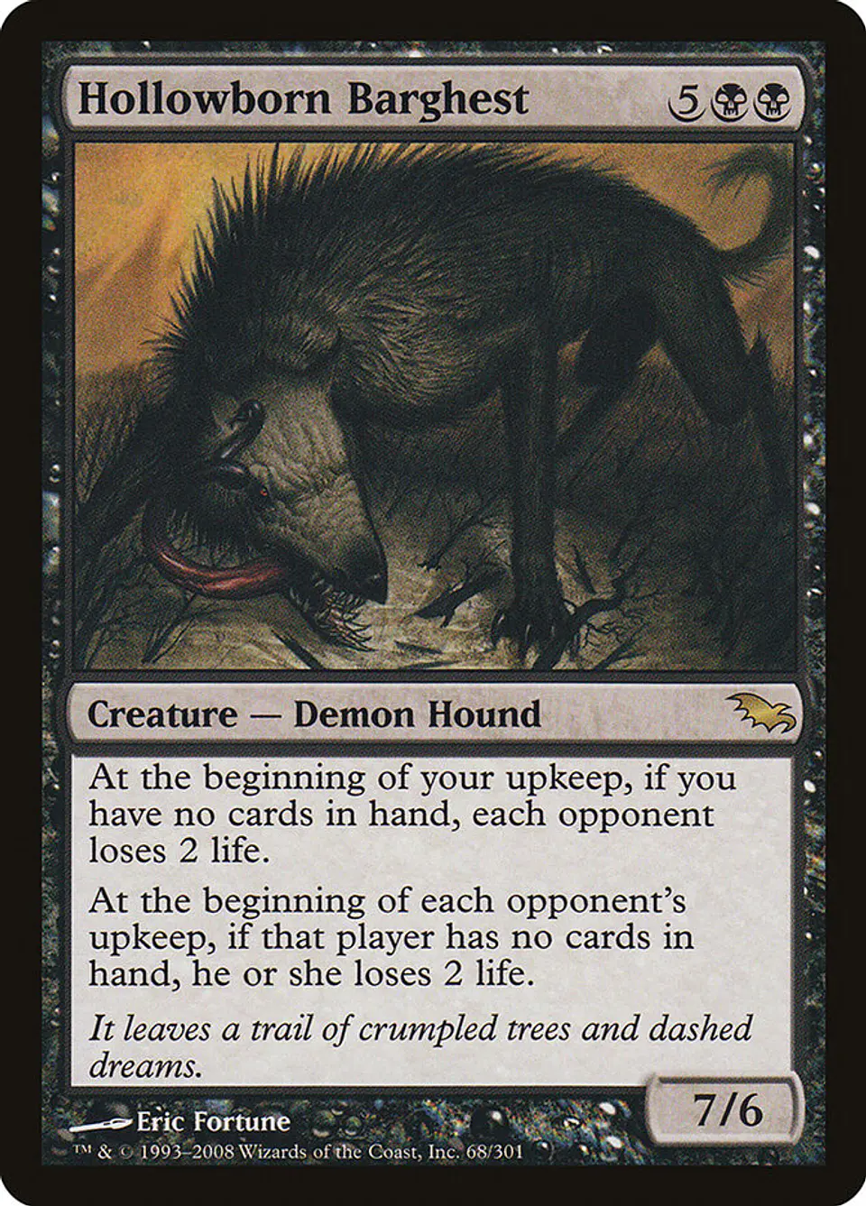 Hollowborn Barghest | Español | EX | SHM 1