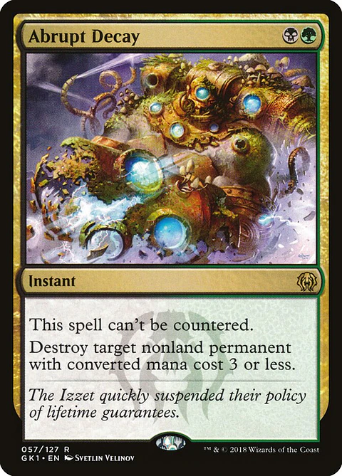Abrupt Decay | Inglés | NM | GK1