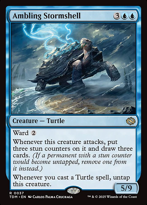 Ambling Stormshell (foil) | Inglés | NM | TDM