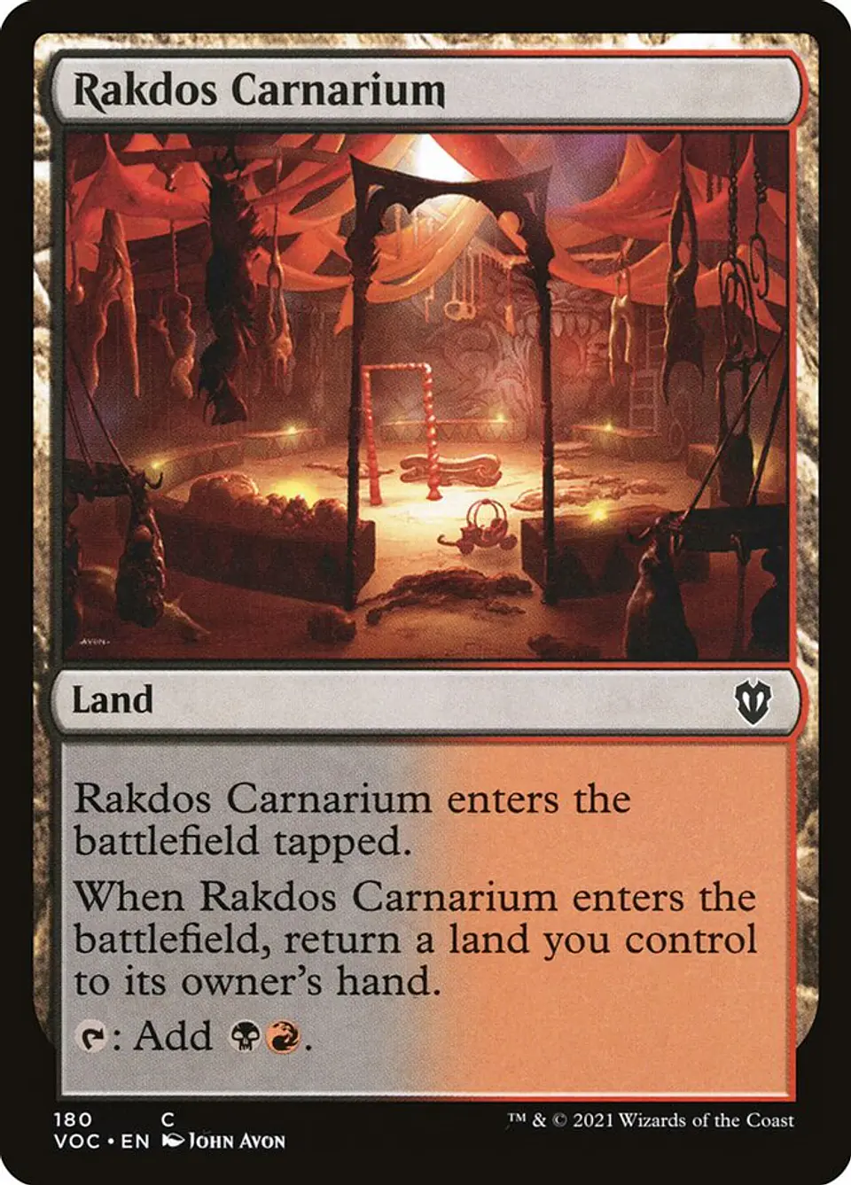 Rakdos Carnarium | Inglés | NM | VOC 1