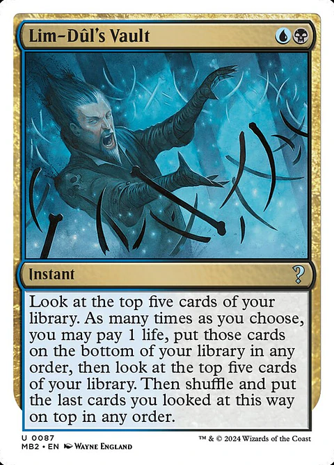 Lim-Dûl's Vault | Inglés | NM | MB2
