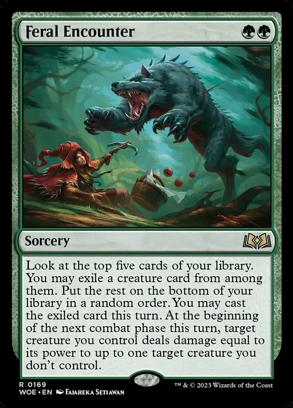 Feral Encounter | Inglés | NM | WOE 1