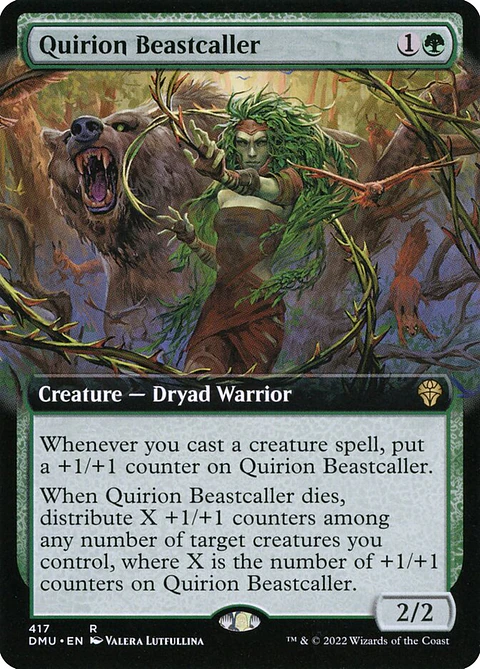 Quirion Beastcaller (Extended Art) | Inglés | NM | DMU