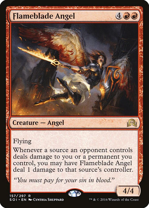 Flameblade Angel | Español | NM | SOI