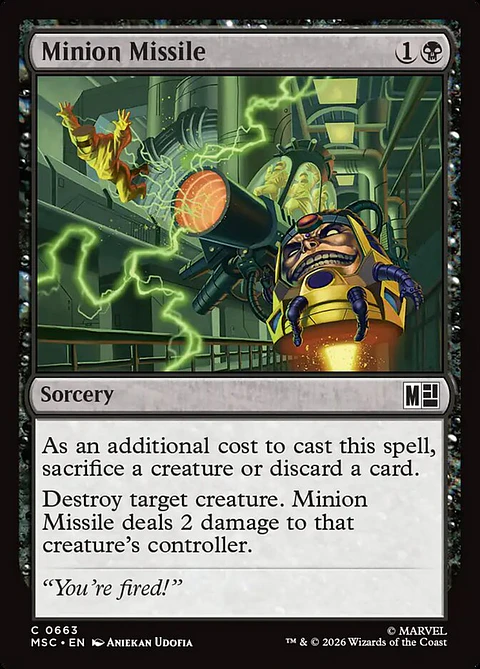 Minion Missile | Inglés | NM | MSC