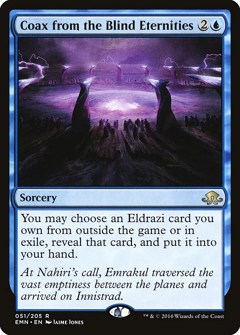 Coax from the Blind Eternities | Español | NM | EMN