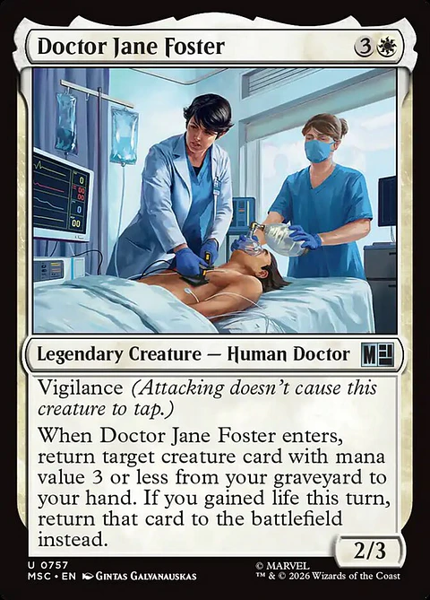 Doctor Jane Foster | Inglés | NM | MSC
