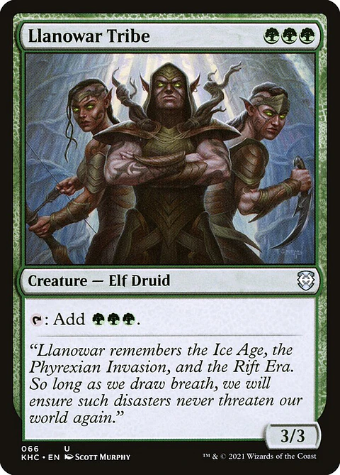 Llanowar Tribe | Inglés | NM | KHC