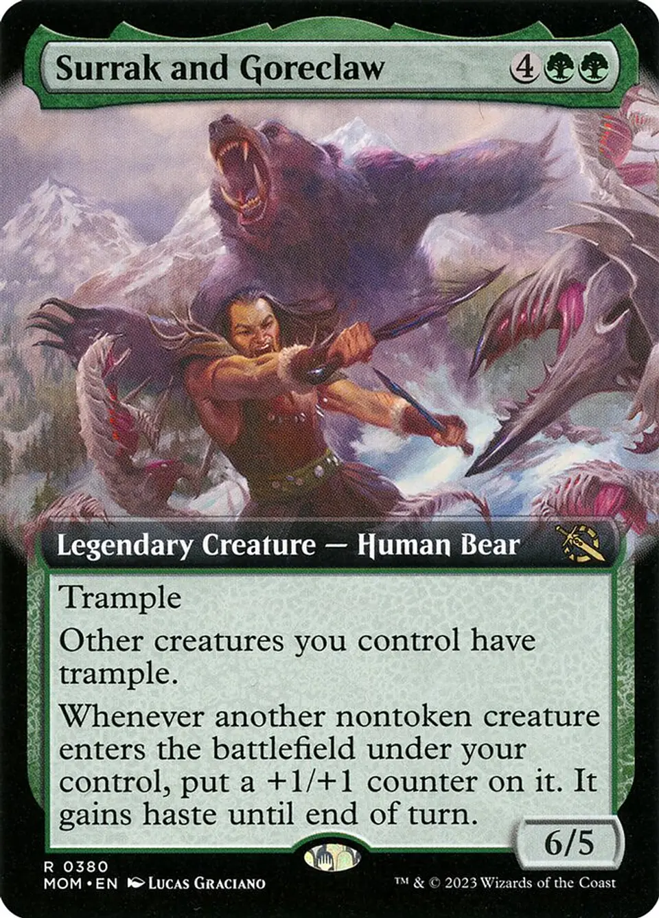 Surrak and Goreclaw (Extended Art) | Inglés | NM | MOM 1