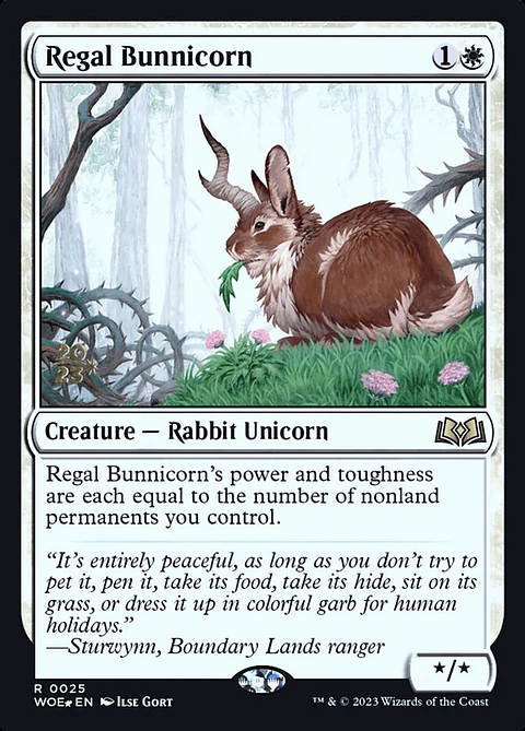 Regal Bunnicorn (Launch foil) | Español | NM | PWOE