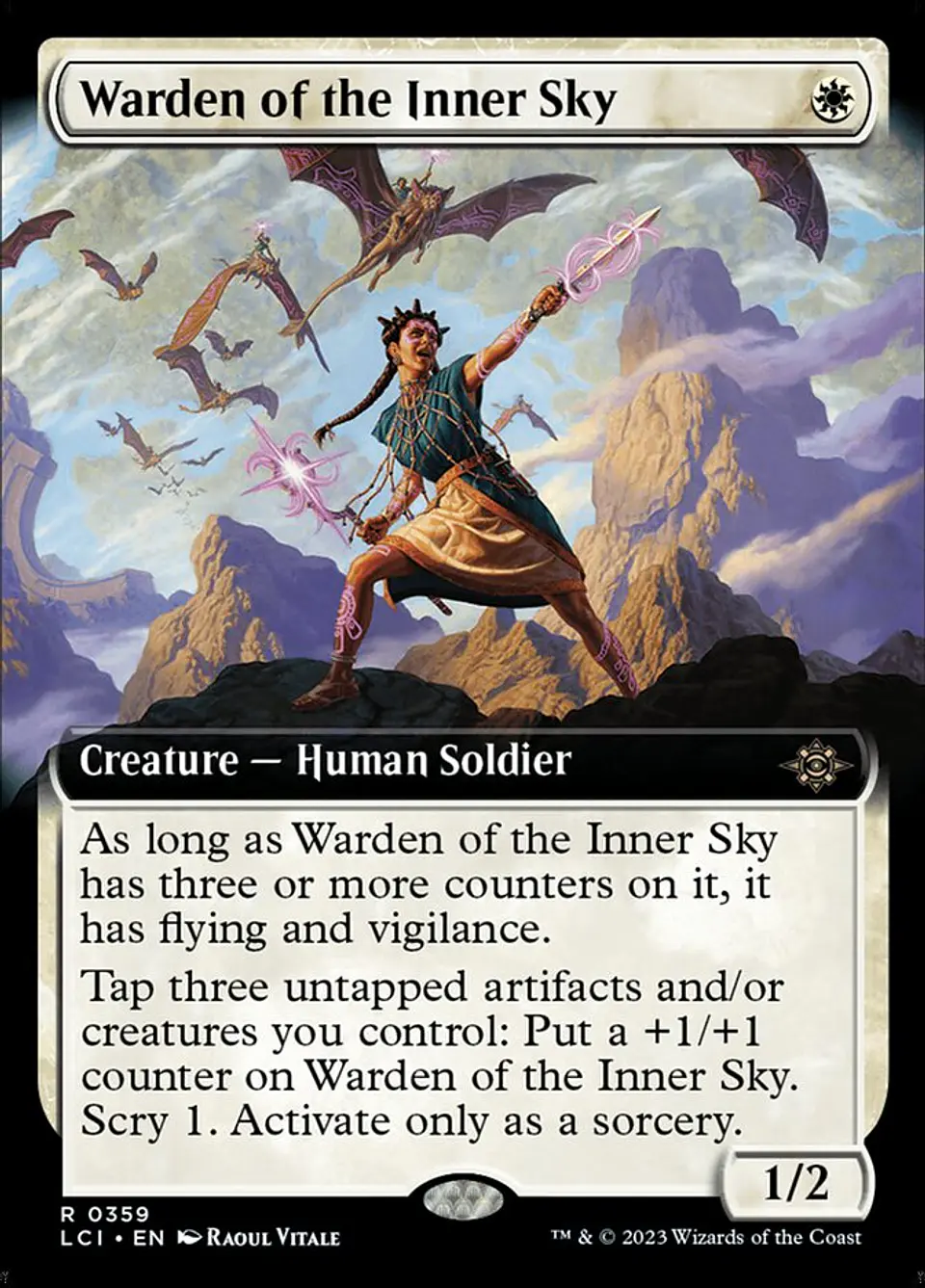 Warden of the Inner Sky (Extended Art foil) | Inglés | NM | LCI 1