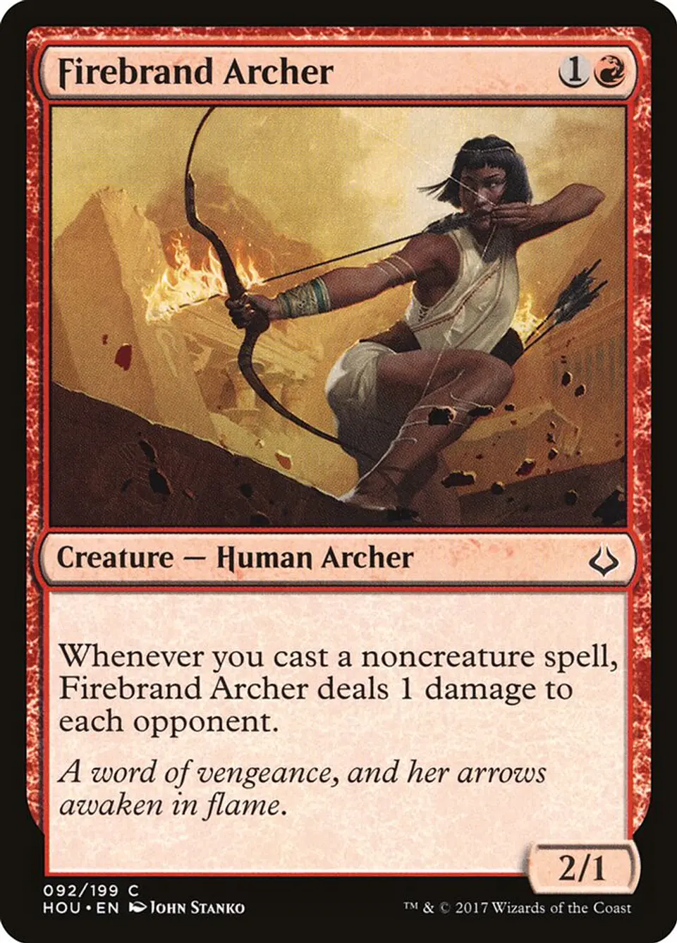 Firebrand Archer | Inglés | NM | HOU 1