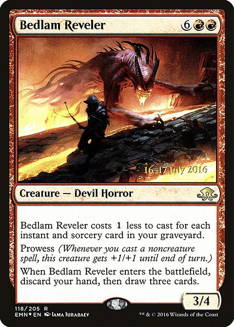 Bedlam Reveler (Launch foil) | Español | NM | PEMN