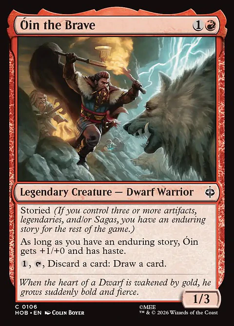 Óin the Brave (foil) | Inglés | NM | HOB