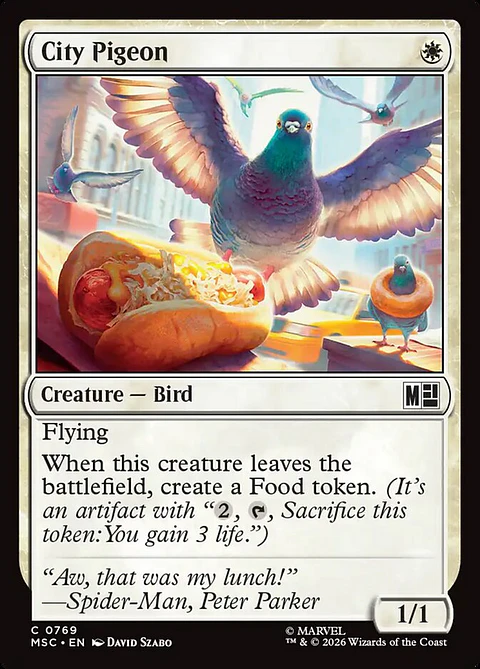 City Pigeon | Inglés | NM | MSC