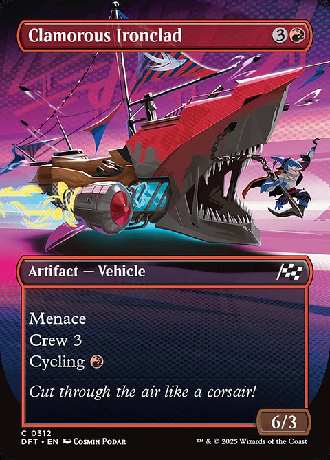 Clamorous Ironclad (Borderless foil) | Inglés | NM | DFT