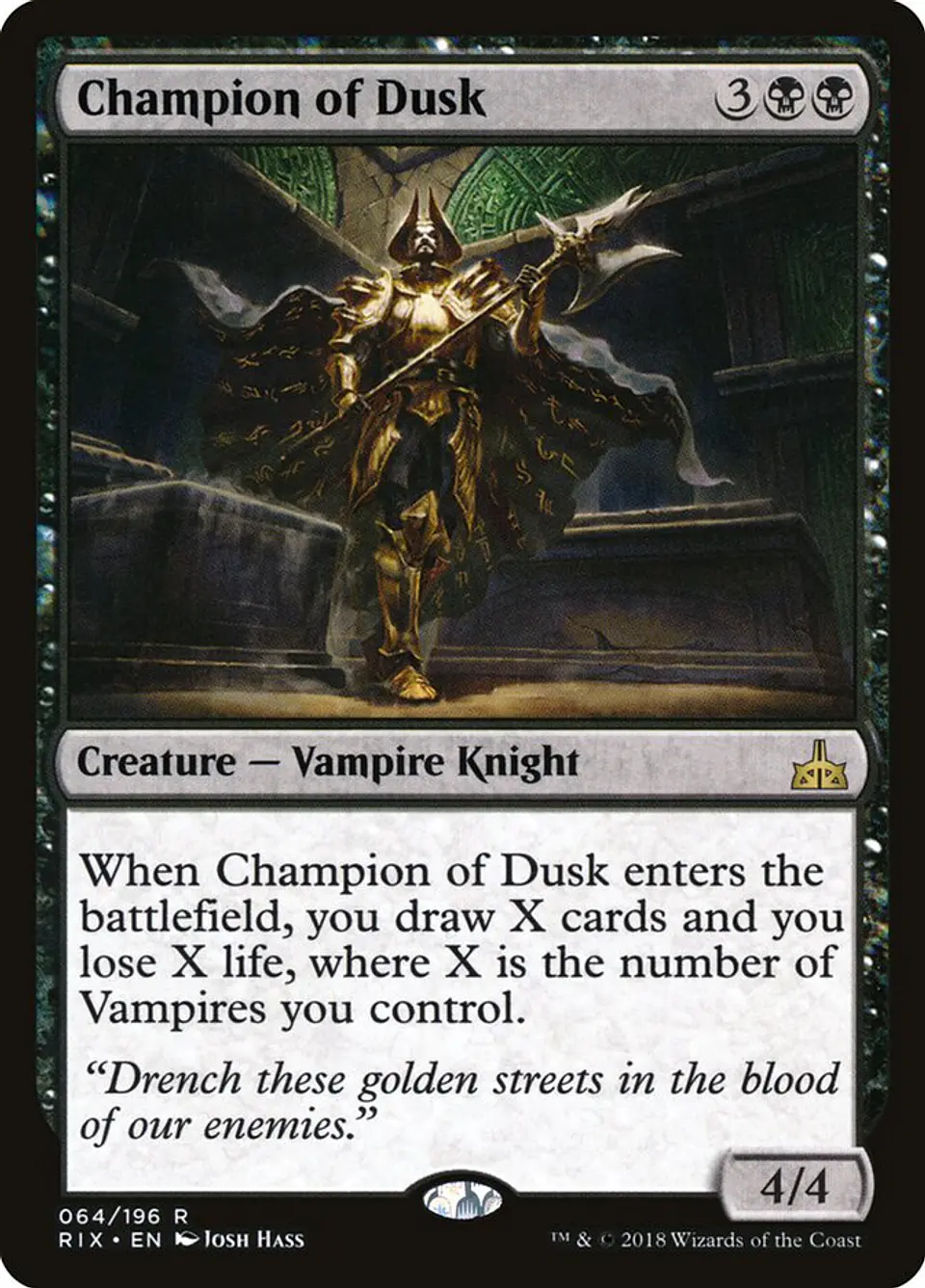 Champion of Dusk | Español | EX | RIX 1