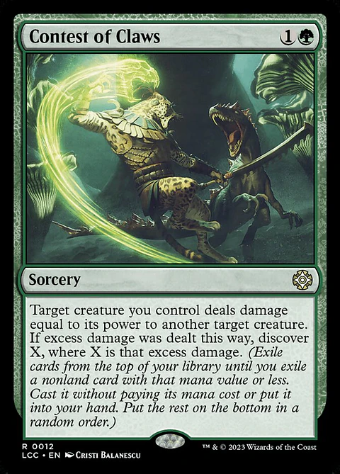 Contest of Claws (foil) | Inglés | NM | LCC