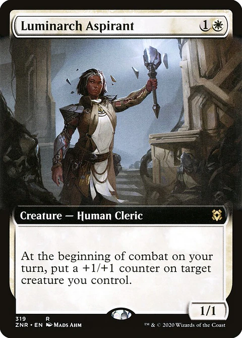 Luminarch Aspirant (Extended Art foil) | Inglés | NM | ZNR