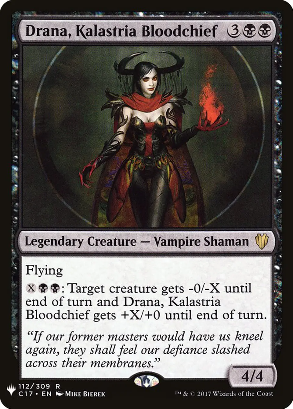 Drana, Kalastria Bloodchief | Inglés | NM | PLST 1