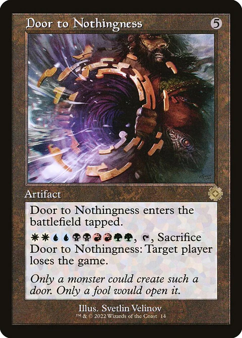 Door to Nothingness (Retro Frame) | Español | NM | BRR