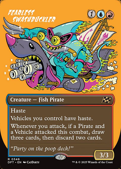 Fearless Swashbuckler (Borderless) | Español | NM | DFT