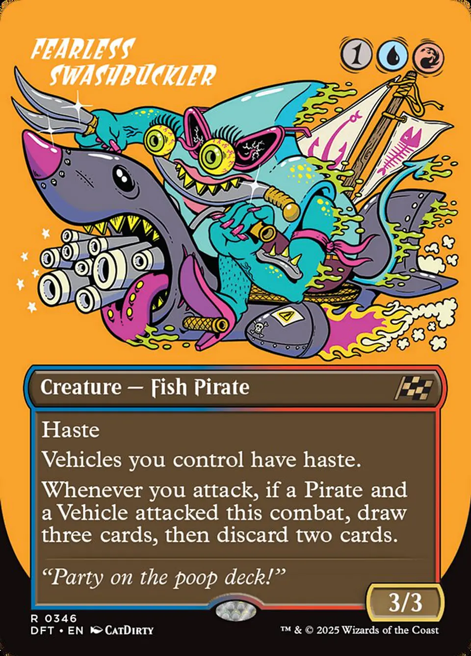 Fearless Swashbuckler (Borderless) | Español | NM | DFT 1