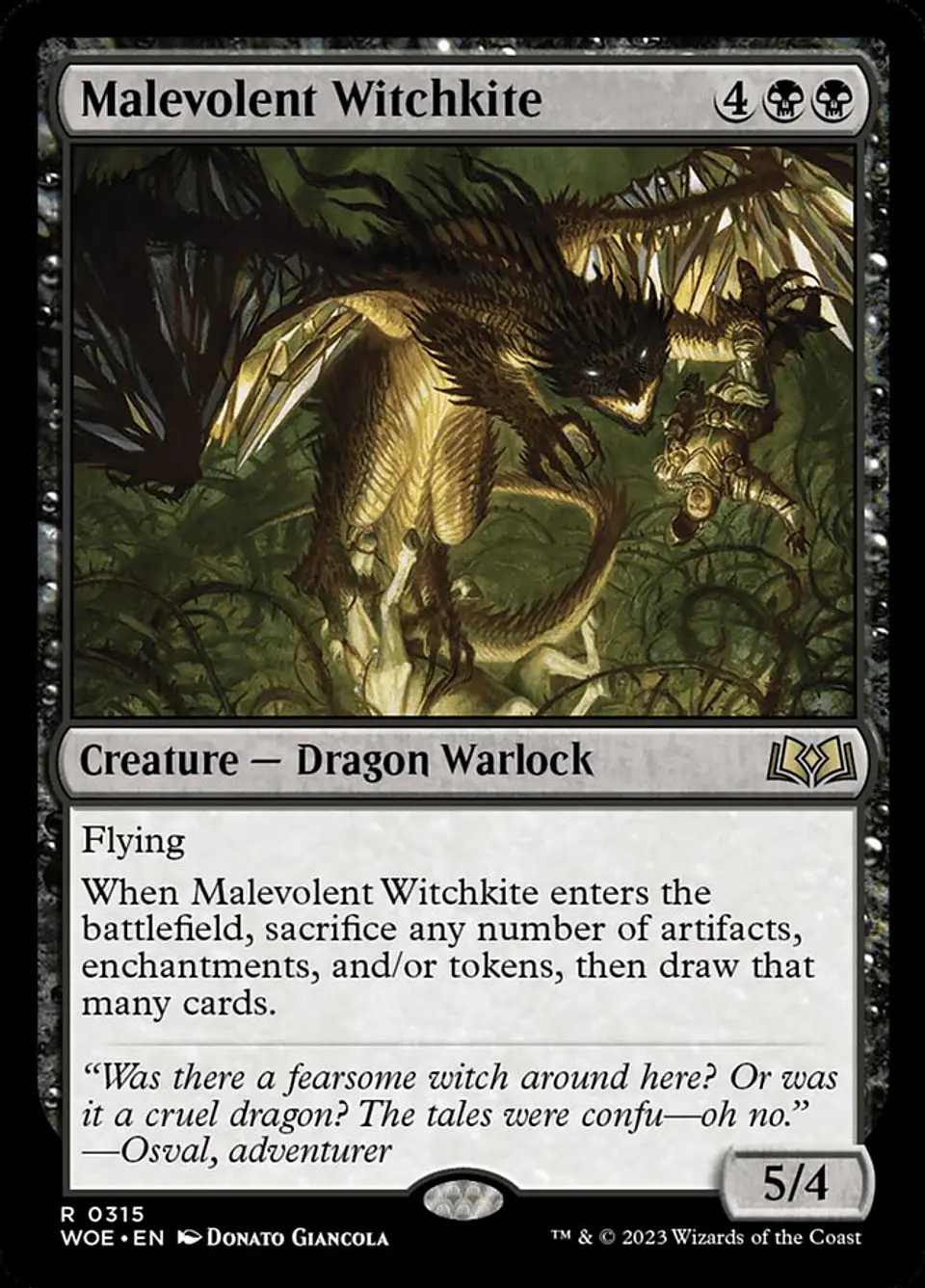 Malevolent Witchkite | Español | NM | WOE 1
