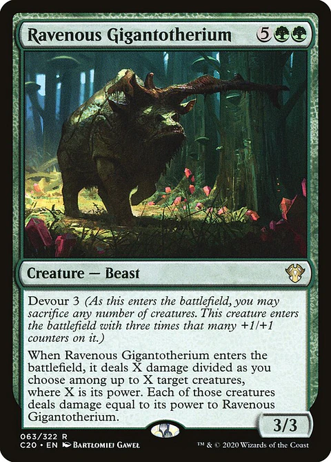 Ravenous Gigantotherium | Inglés | EX | C20