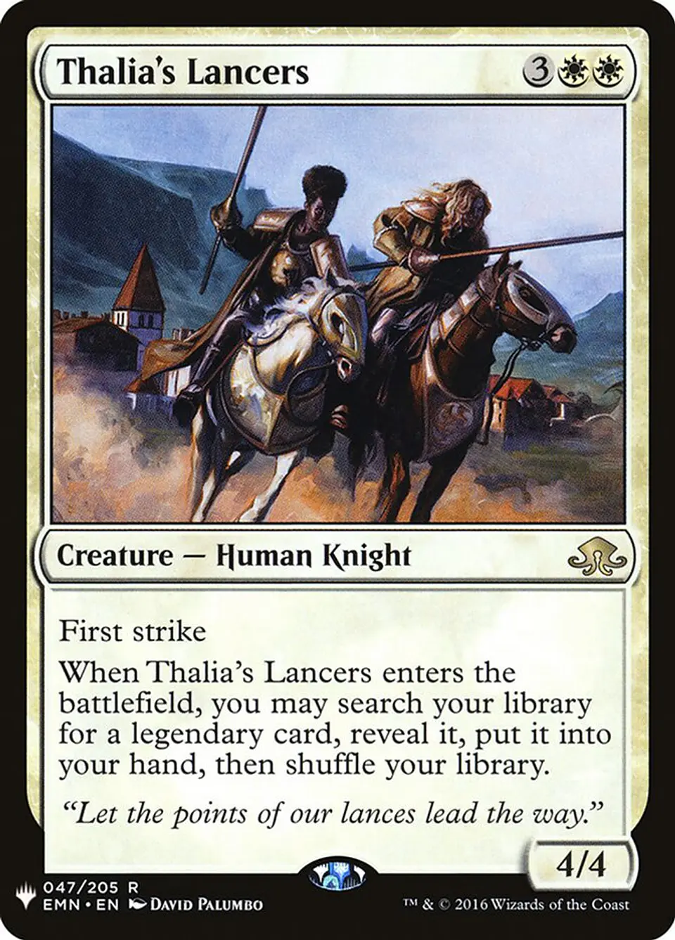 Thalia's Lancers | Inglés | EX | PLST 1