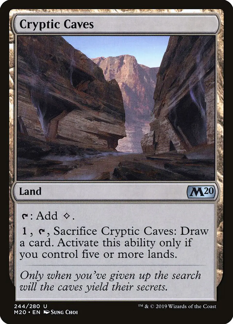 Cryptic Caves | Inglés | EX | M20 1