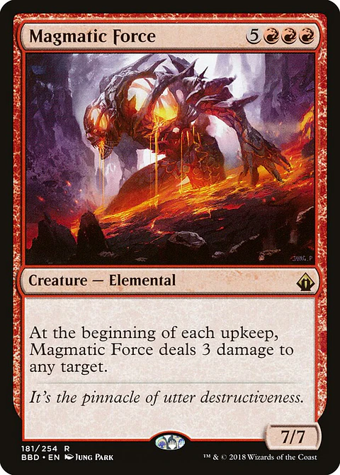 Magmatic Force | Inglés | EX | BBD