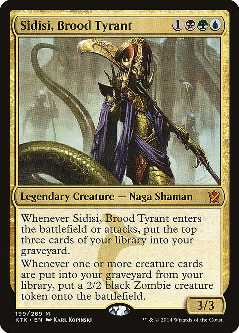 Sidisi, Brood Tyrant | Inglés | EX | KTK 1