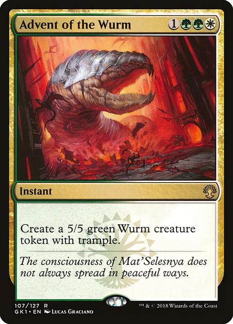 Advent of the Wurm | Inglés | EX | GK1