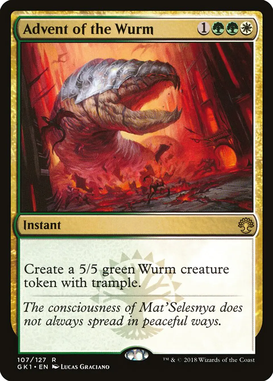 Advent of the Wurm | Inglés | EX | GK1 1