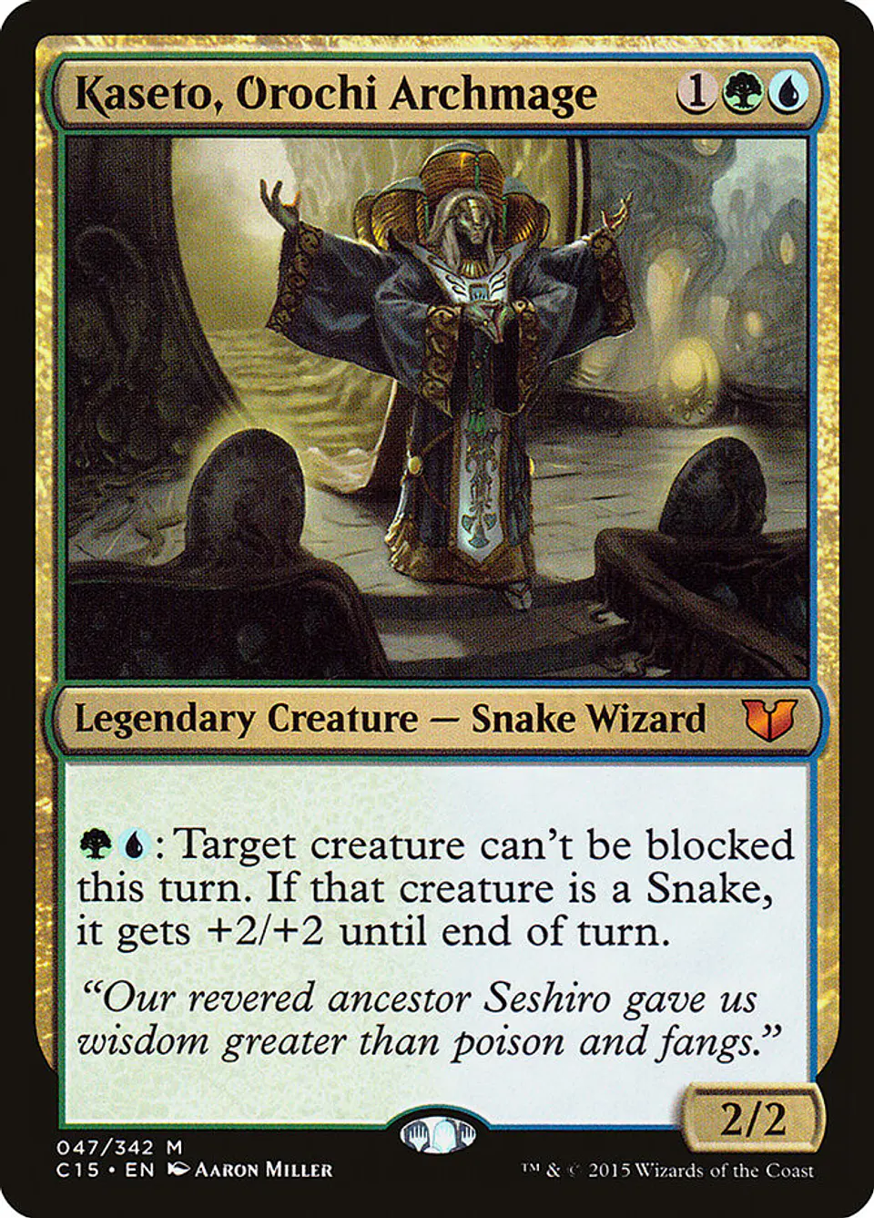 Kaseto, Orochi Archmage | Inglés | EX | C15 1