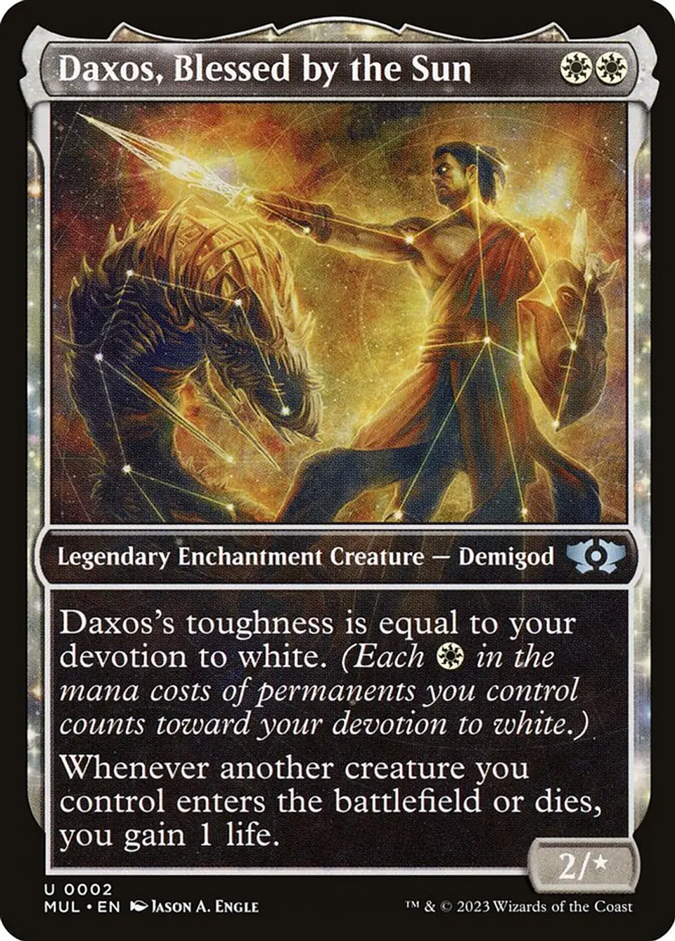 Daxos, Blessed by the Sun (Showcase) | Inglés | EX | MUL 1