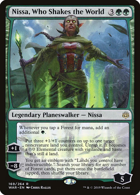 Nissa, Who Shakes the World | Inglés | EX | WAR